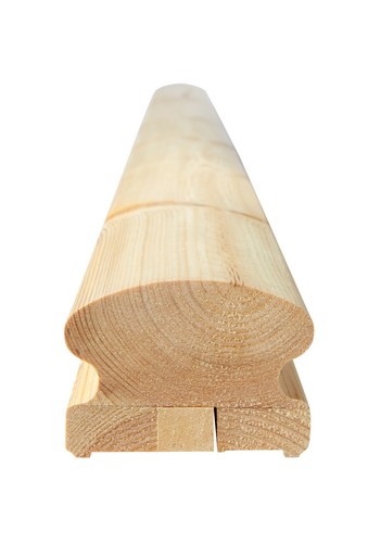 Holz handlauf abgerundet - holz,