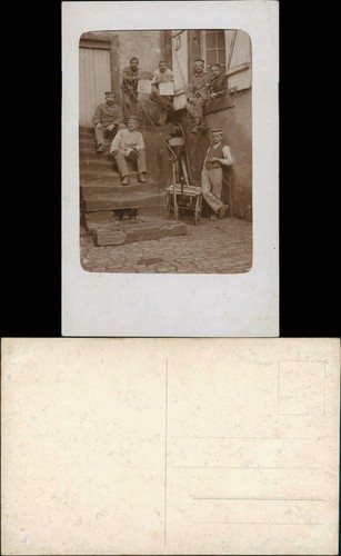 Foto soldtan vor haustreppe - ,