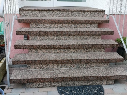 Treppenstufe aussen rosso - treppenstufe,