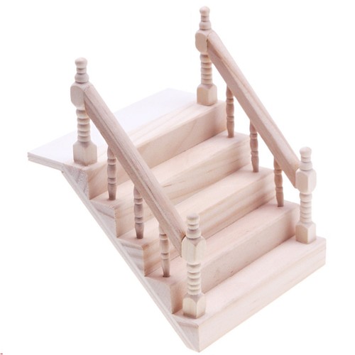 Mini puppenhaus treppe holz - treppe,