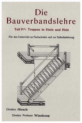 Bauverbandslehre treppen in - bauverbandslehre, 4b