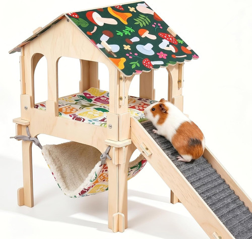 Groß meerschweinchen haus aus - groß,