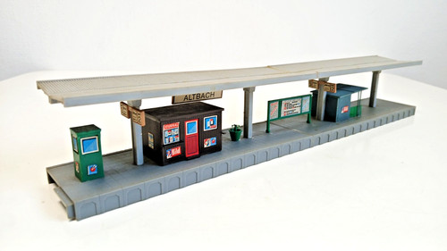 Kibri bahnsteig dach kiosk - bahnsteig,